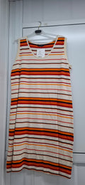 Vestido Rayas Multicolor Cálidas