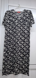 Vestido Negro Círculos Blancos HeBe